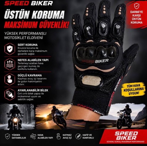 MOTORSİKLET KORUYUCU ELDİVEN